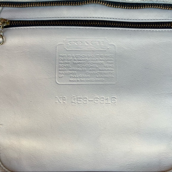 Vintage Coach Bone Ivory Soft Satchel #4055 Dr.’s Satchel - Picture 9 of 15